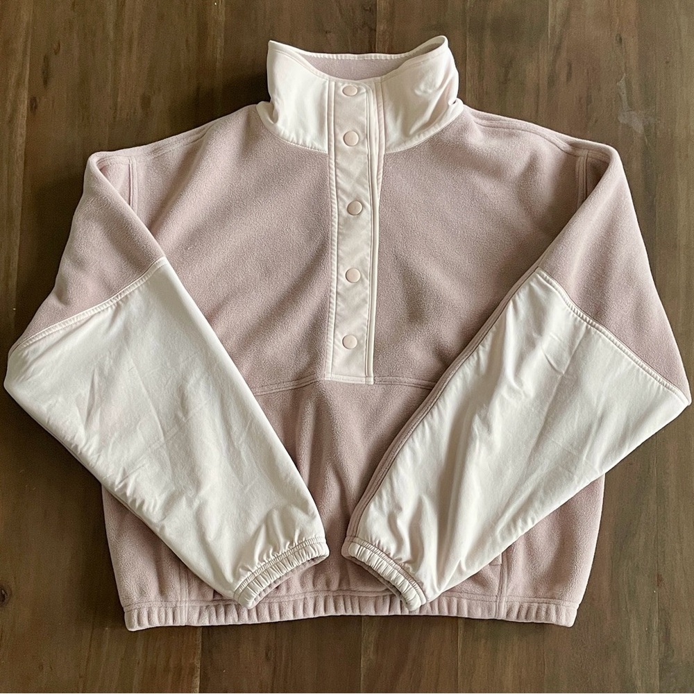 Athleta Overlook Microfleece Pullover Size Small - image 2